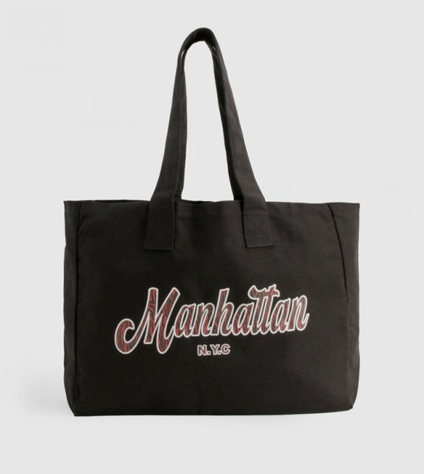 Manhattan Slogan Tote Bag