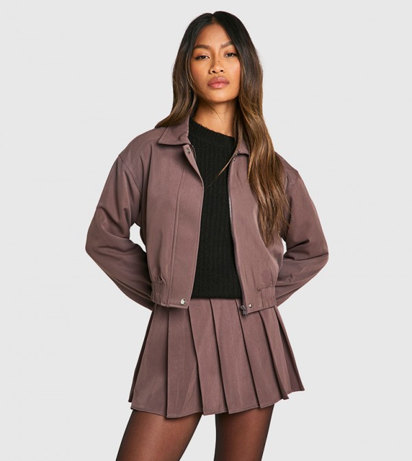 Relaxed Fit Tailored Bomber Jacket