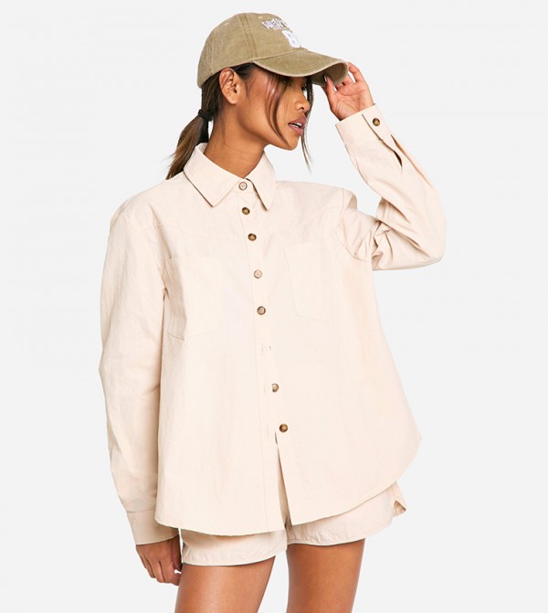 Long Sleeves Oversized Shirt