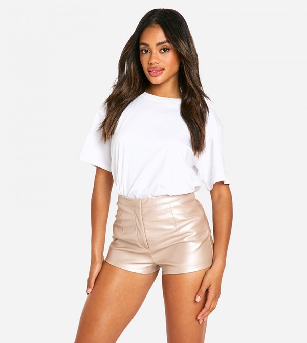 PU Hotpant Shorts