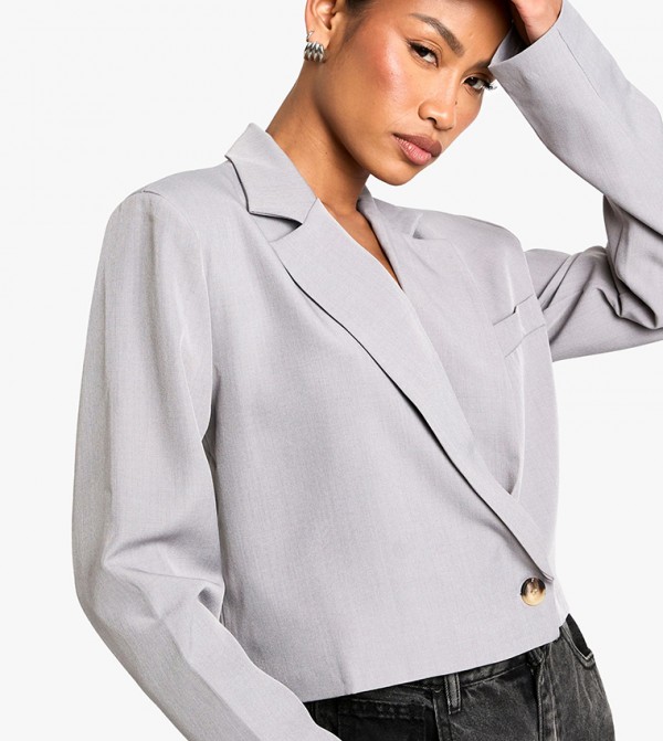 Boxy Crop Blazer