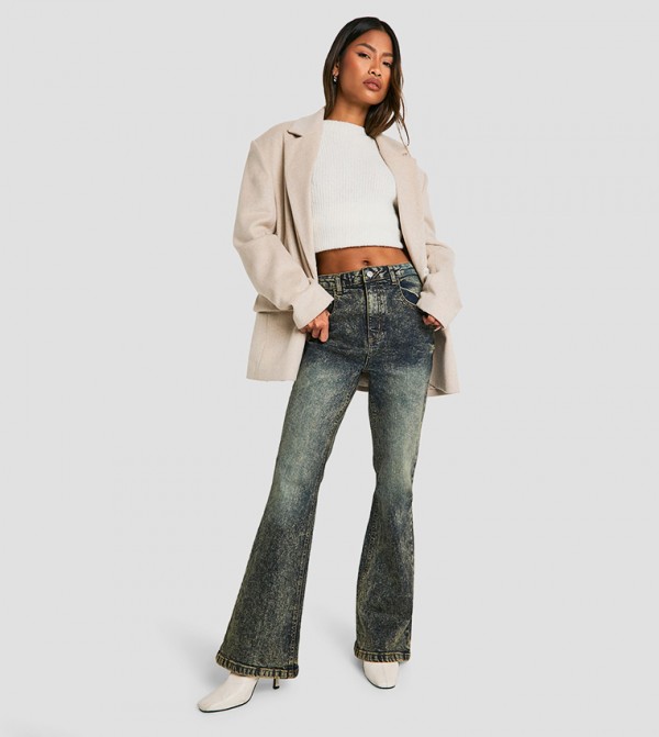 Butt Shaper High Rise Flared Jeans