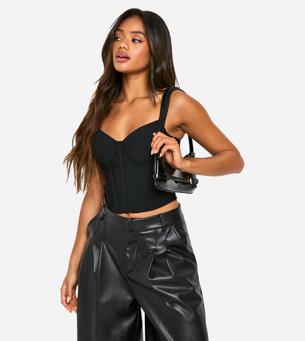Bandage Cupped Boned Corset Top