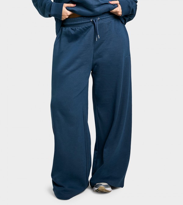 Curve Design Studio Embroidered Wide Leg Sweatpants