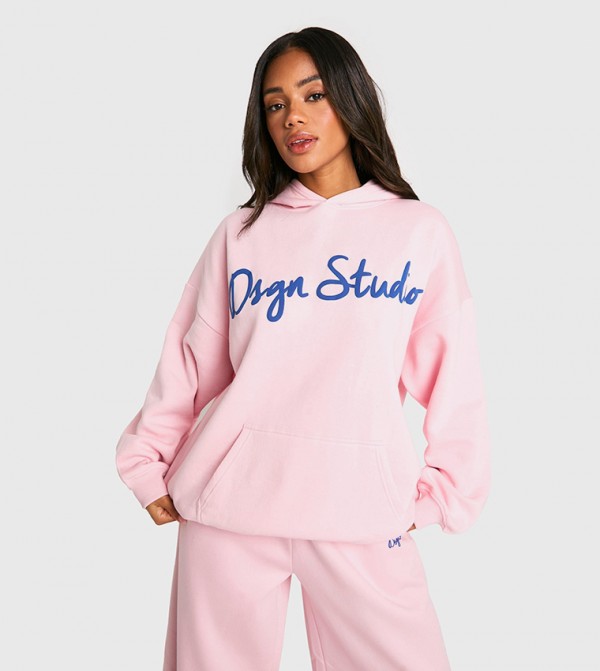 Design Studio Script Oversized Hoodie