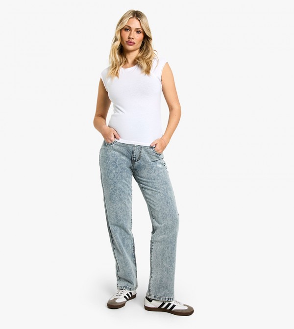 Maternity Over the Bump Mom Fit Jeans