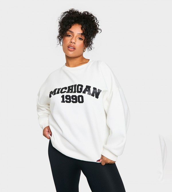 Curve Michigan Crew Neck Sweatshirt