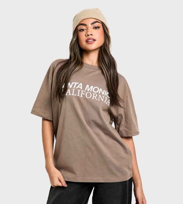 Printed Crew Neck T-Shirt