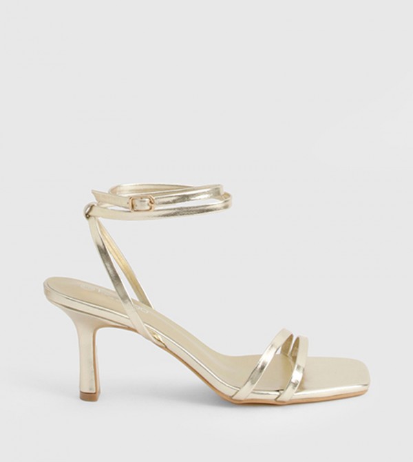 Double Strap Heel Sandals