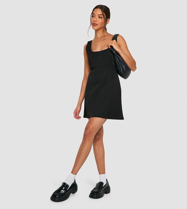 Tailored A-Line Mini Dress