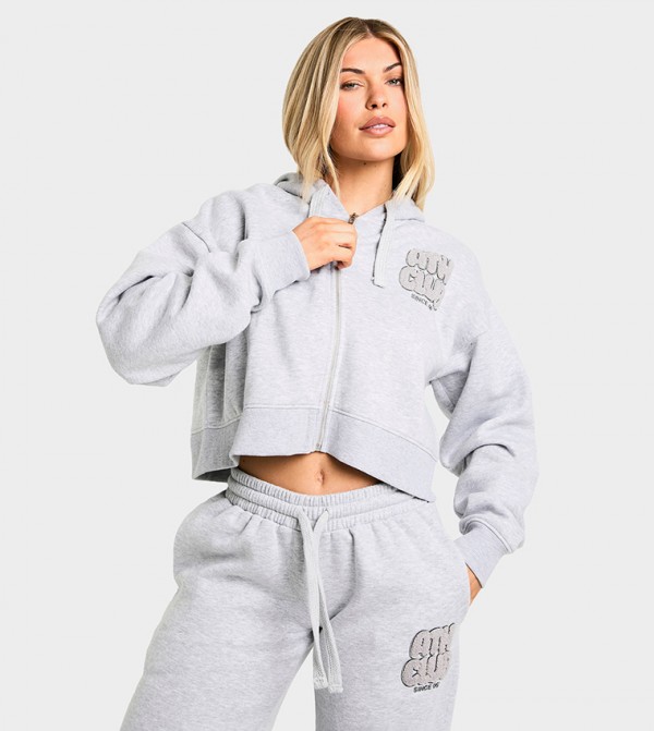 Ath Club Appliqued Zip-Through Jacket