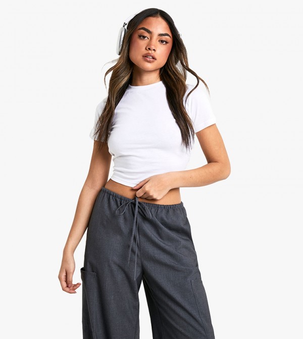 Pack of 2 Short Sleeves Crop T-Shirts