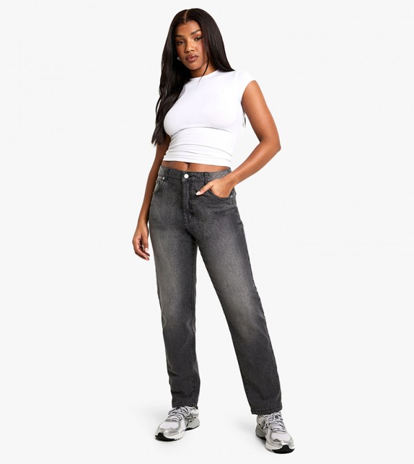 Washed Slim Fit Jeans