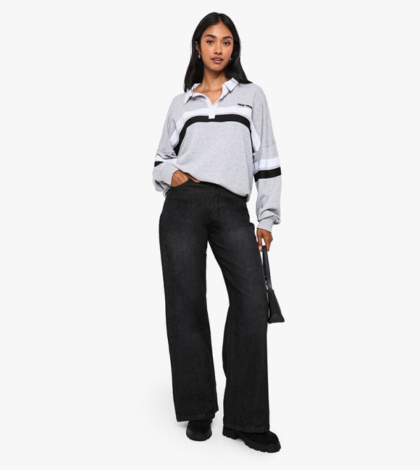 High Waist Super Wide Leg Jeans
