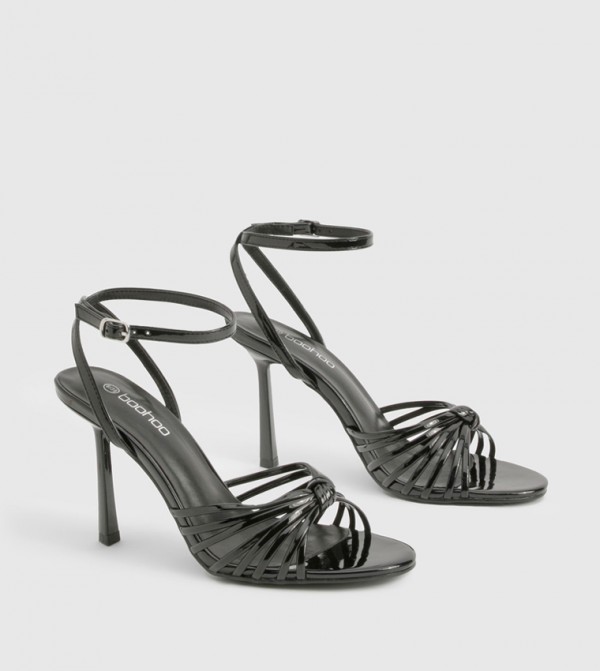Strappy Knot Front Stiletto Heels