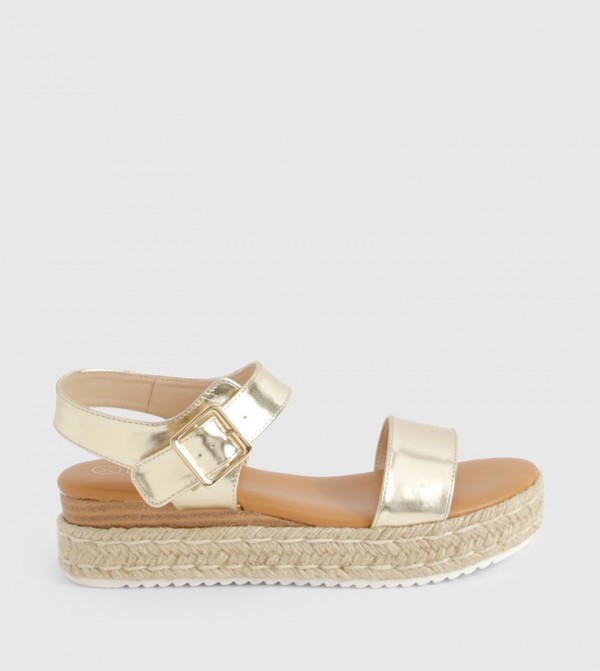 Buckle 2 Part Platform Sandals