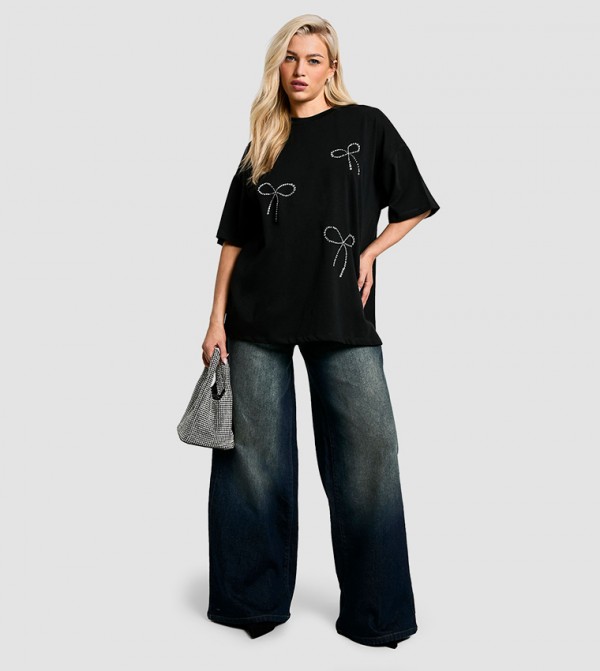 Embellished Oversized T-Shirt