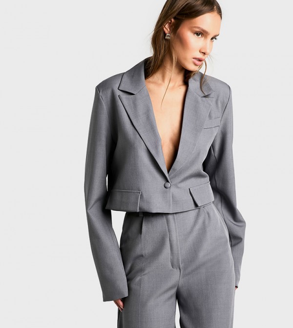 Tailored Cropped Blazer