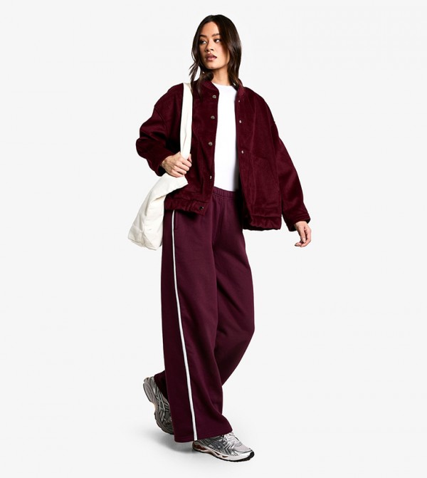 Tall Side Stripe Wide Leg Sweatpants