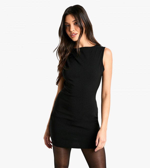 Solid Sleeveless Skort Playsuit