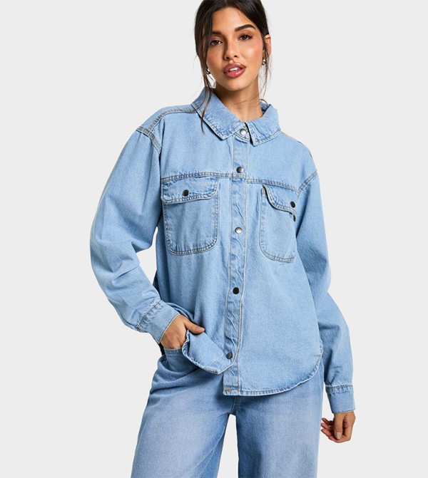Denim Oversized Shirt