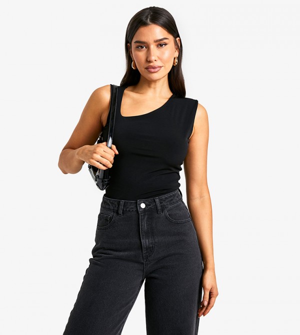 Tall Asymmetrical Sleeveless Top