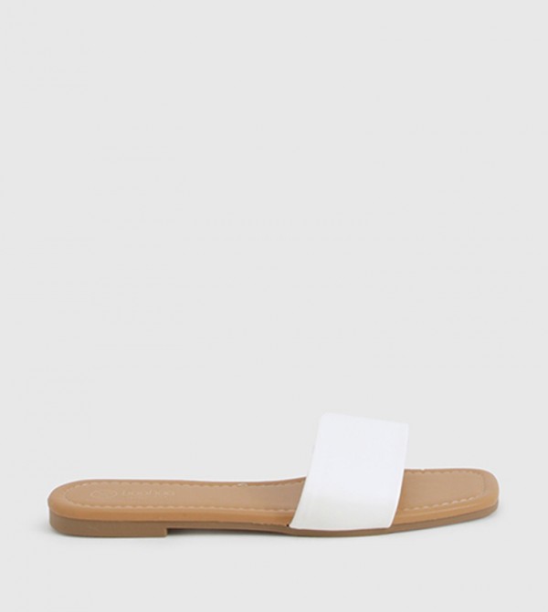 Minimal Open Toe Slide Sandals