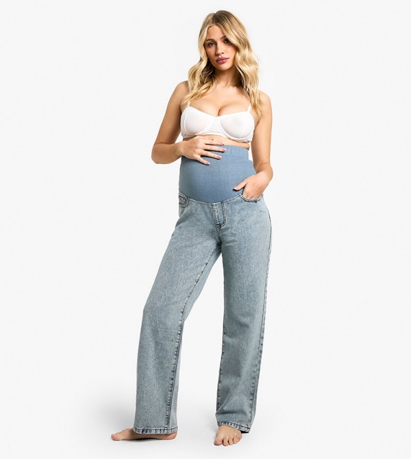 Maternity Over the Bump Boyfriend Jeans