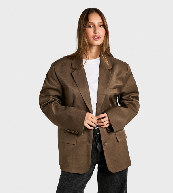 Tailored Oversized Slouchy Blazer