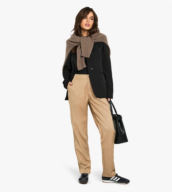 Tailored Tapered Fit Trousers