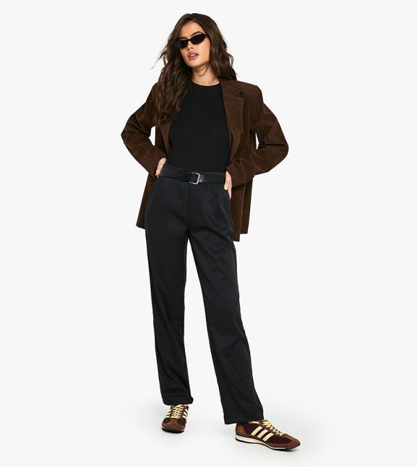 Tailored Tapered Fit Trousers