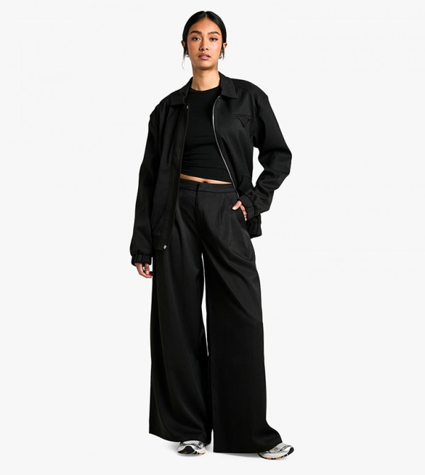 Tailored Wide Leg Trousers