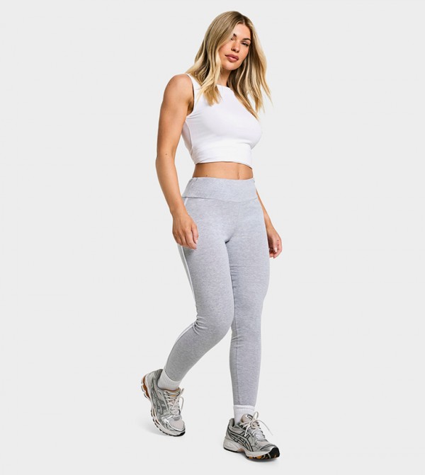 Striped Side High Waist Leggings