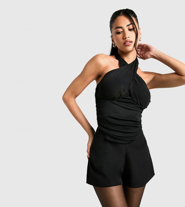 Solid Halterneck Top