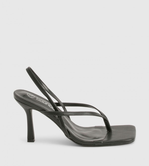 Toe Post Slingback Stiletto Heel Sandals