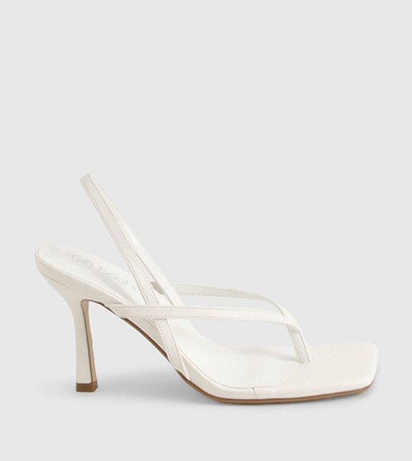 Toe Post Slingback Heel Sandals