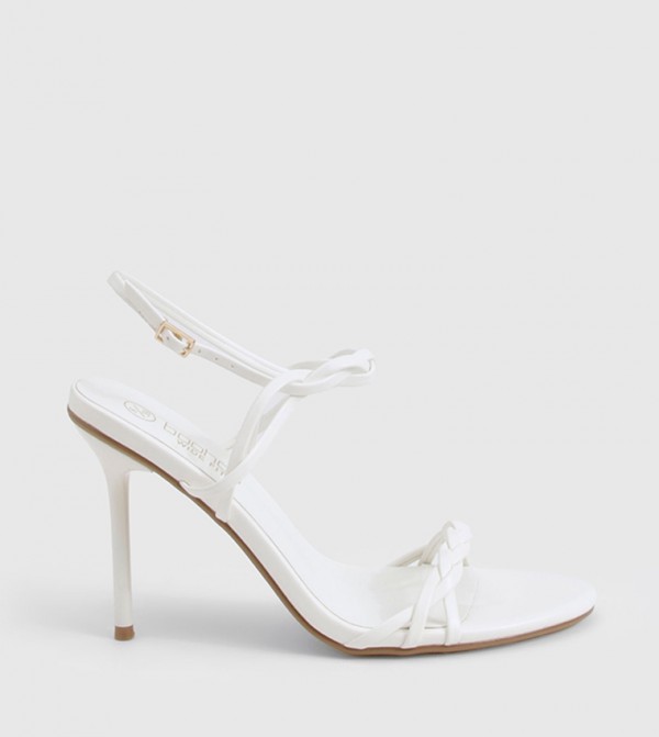 Braided Detail Heel Sandals