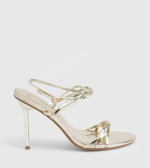 Braided Detail Heel Sandals