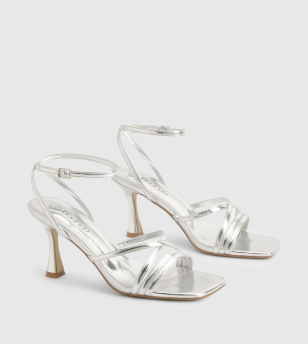 Strappy 2 Part Heeled Sandals