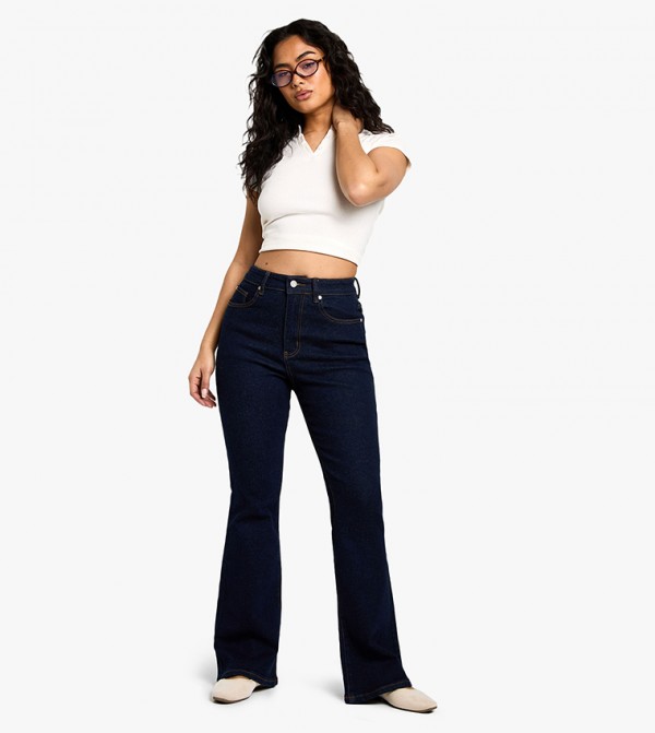 The High Waist Flared Jeans