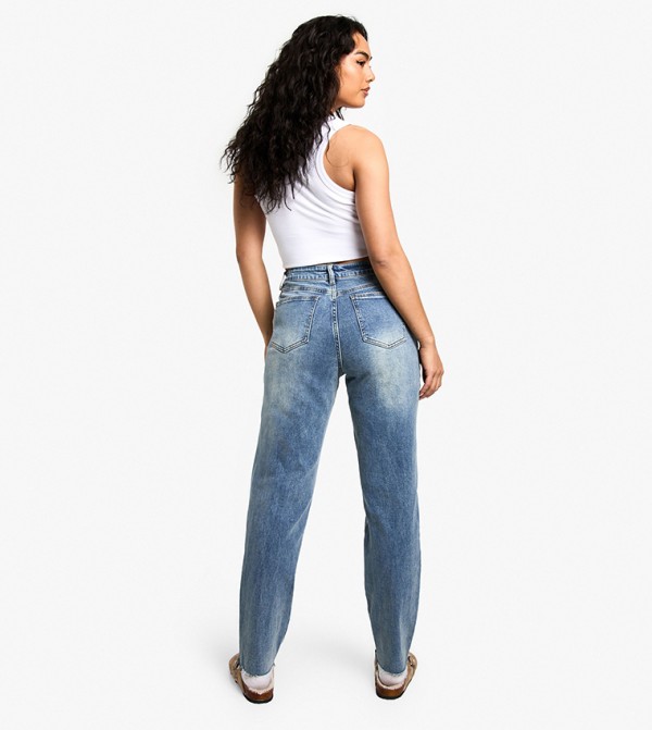The High Waist Mom Jeans