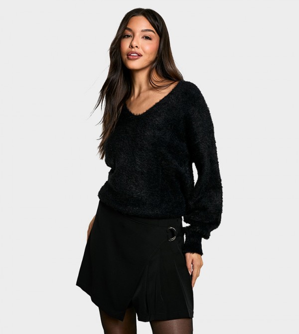Pleated Mini Skirt