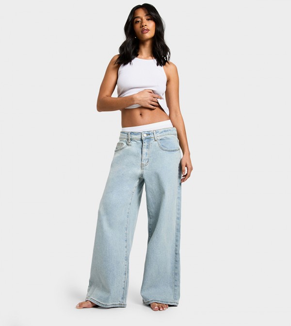 Petite Wide Leg Jeans