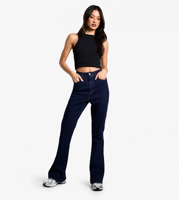 Tall Washed Flared Jeans