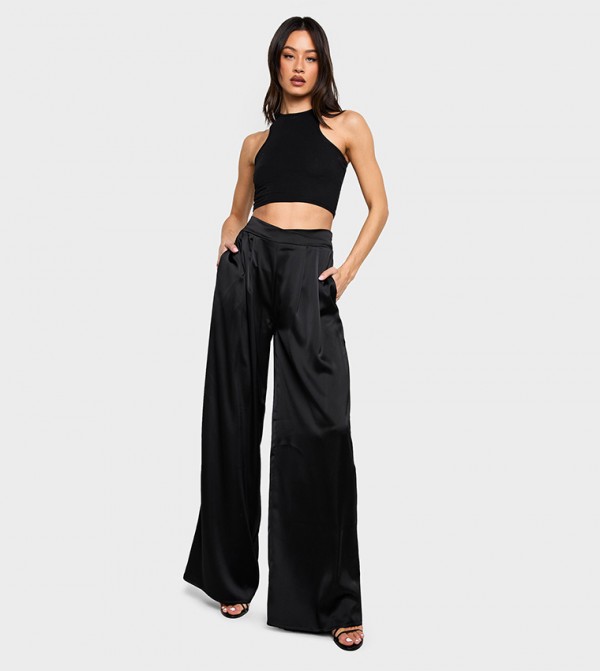 Tall 'Pull On' Elasticated Waistband Tailored Trouser