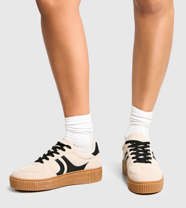 Color Block Platform Sneakers