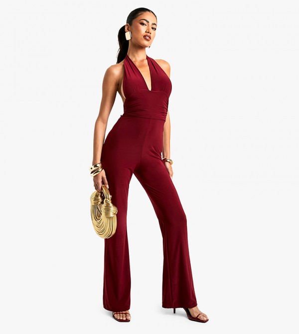 Slinky Halter Neck Jumpsuit