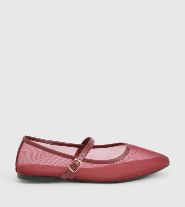 Mesh Mary Jane Shoes