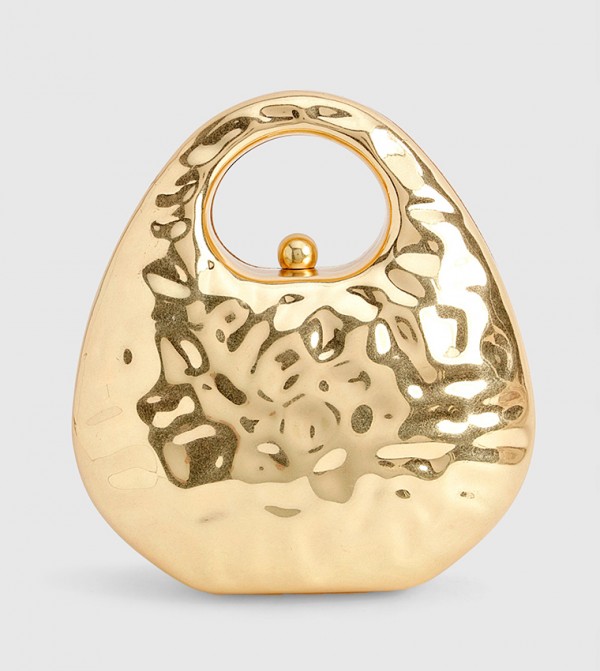 Hammered Gold Grab Bag
