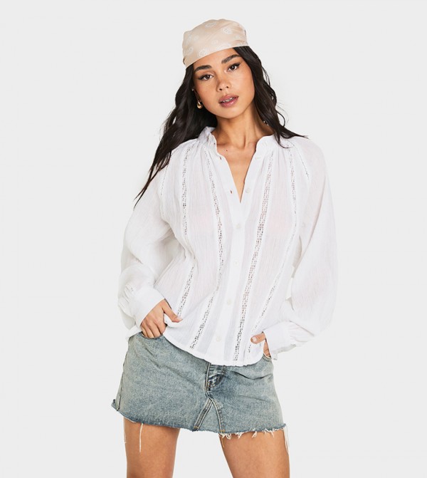 Poplin Smock Long Sleeves Shirt